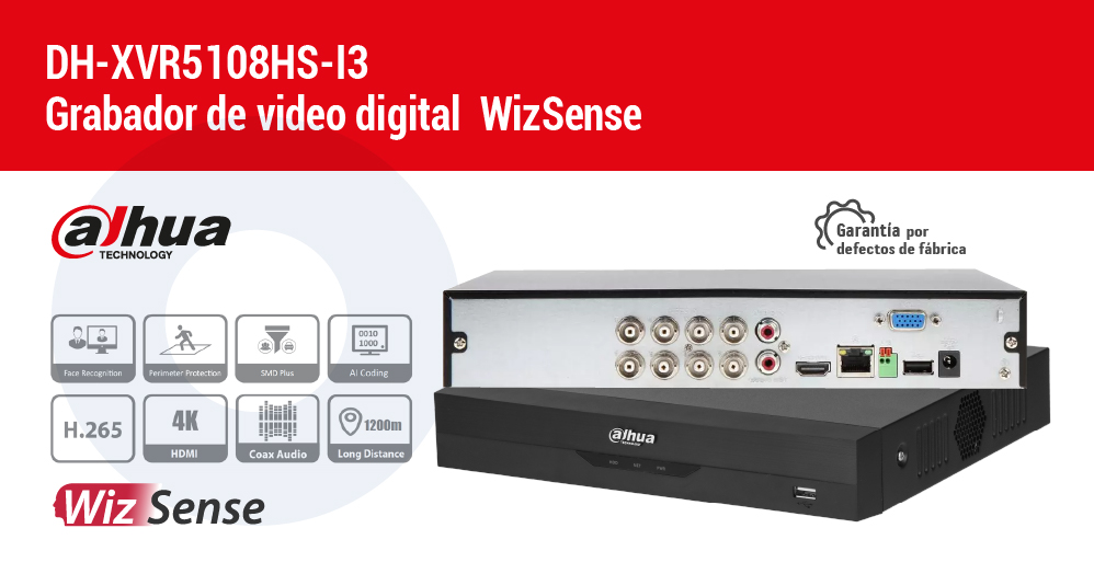 Grabador de video digital  Dahua WizSense